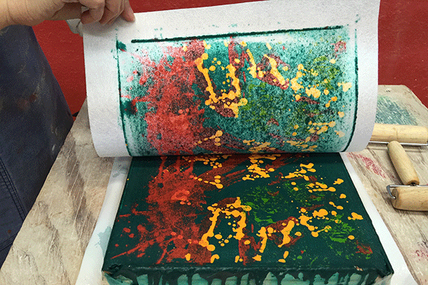 Gelli Plate Meets Fine Art - Monoprinting Ideas for Art Lovers