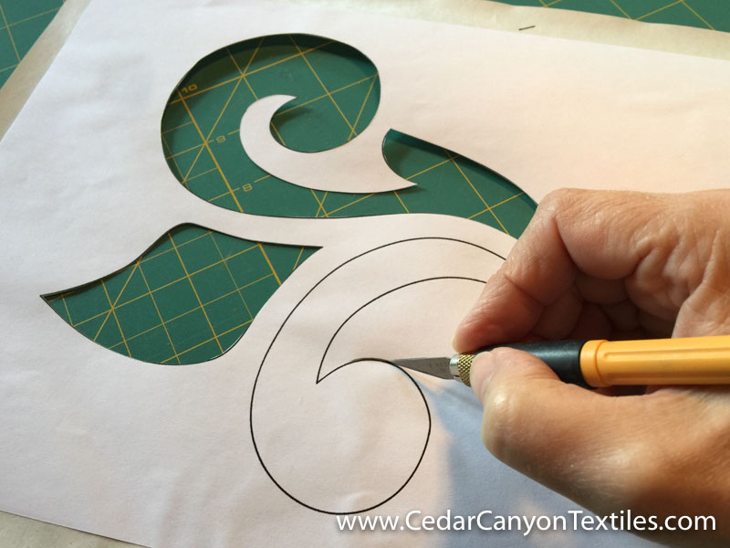 6 Steps for No Trace Freezer Paper Stencils - Shelly G. Stokes